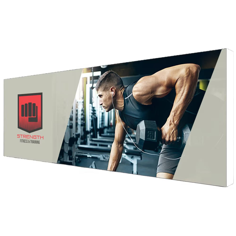20ft x 7.5ft Lumière Continuous Fabric Lightbox — Backlit