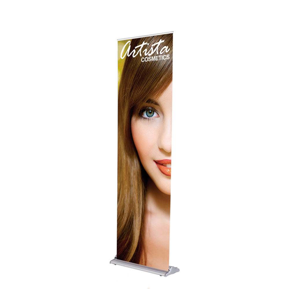 24" SilverStep Retractable Banner Stand