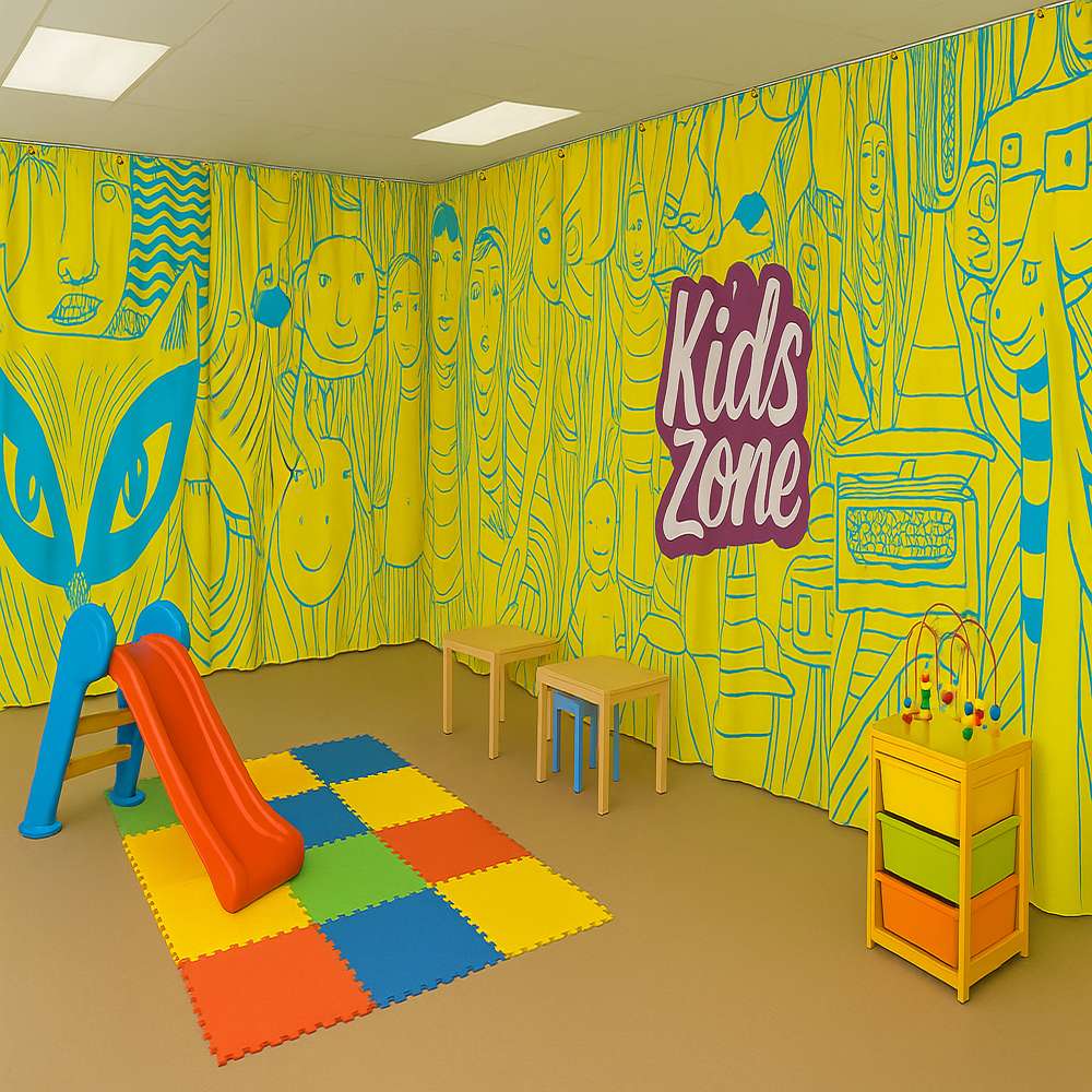 Smooth Wall Fabric Graphic Panels