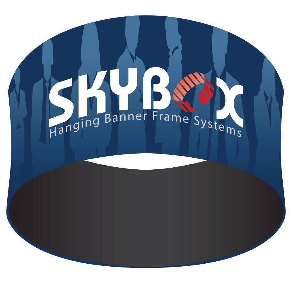 8ft. Circle Hanging Banner - San Diego Sign Company