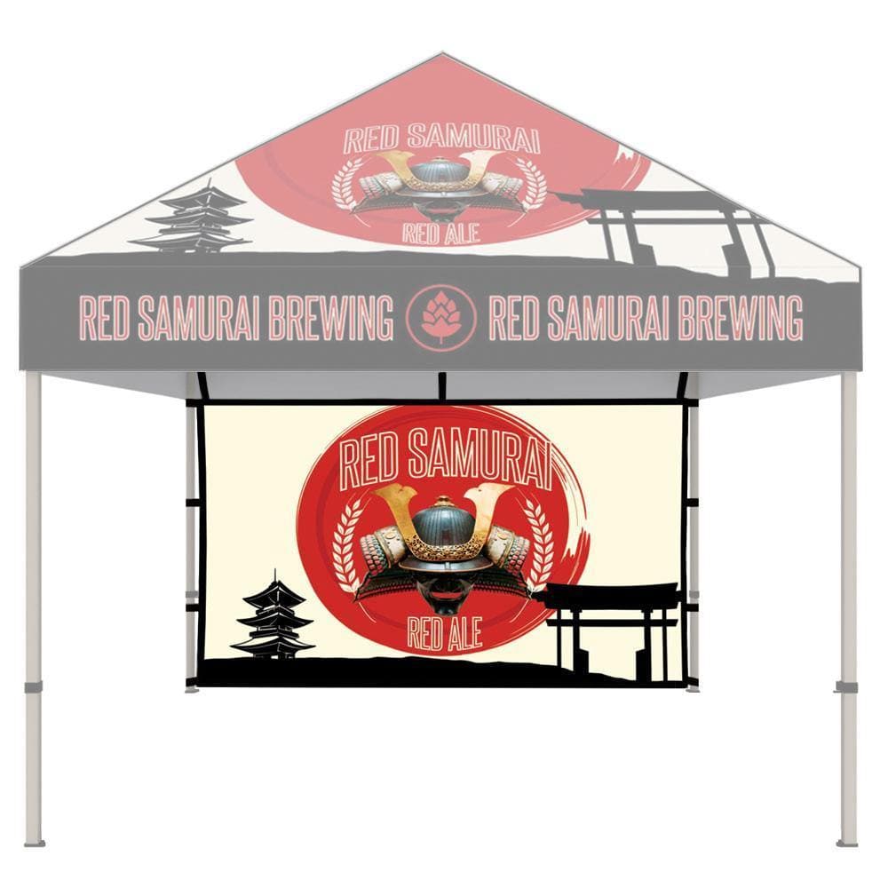 10ft. Backwall for Outdoor Tent - San Diego Sign Company