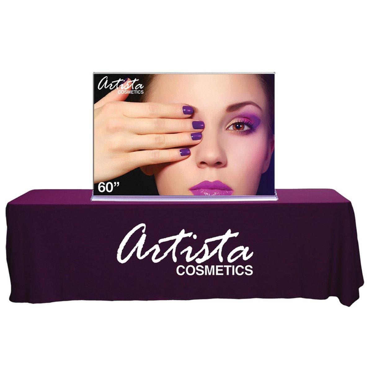 60" SilverStep Tabletop Retractable Banner Stand (Silver) - San Diego Sign Company