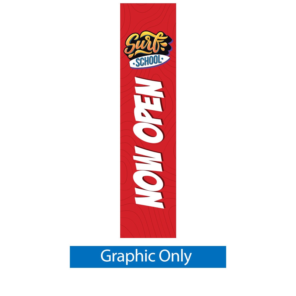 9.8ft Mamba Rectangle Flag Large