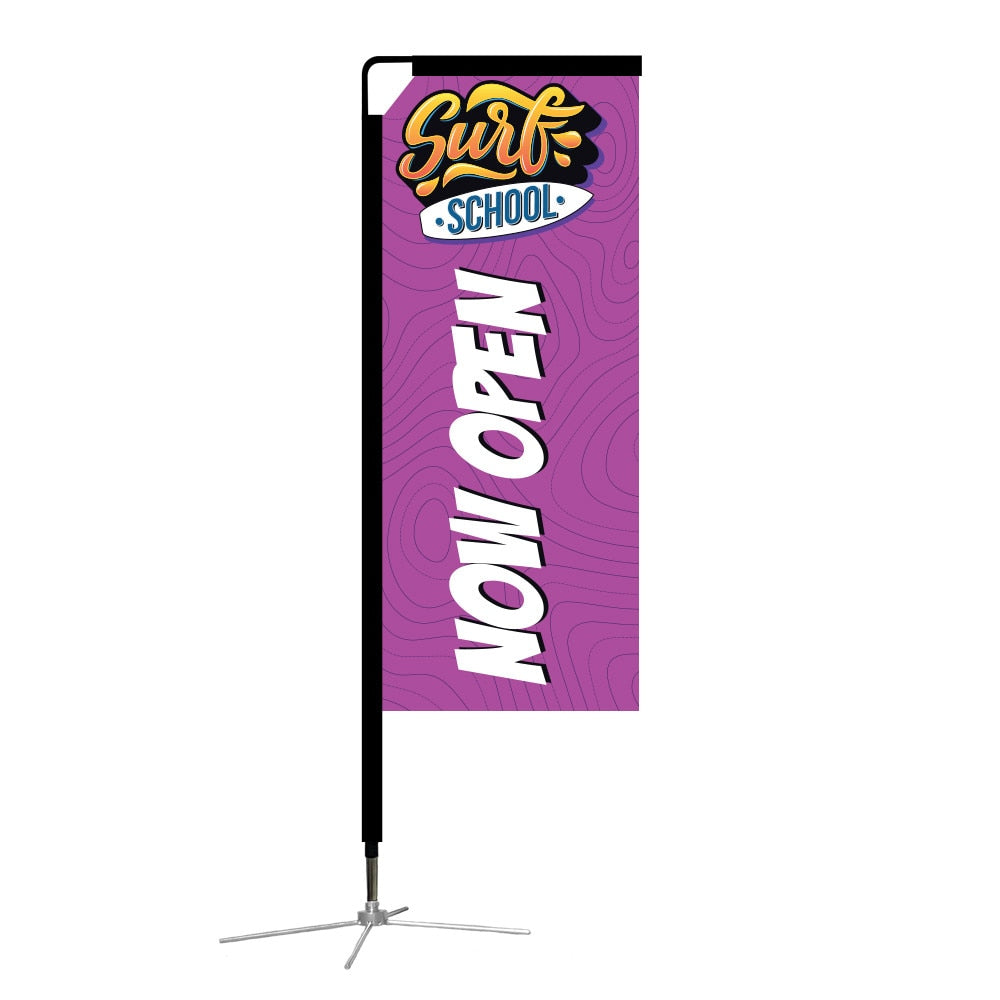 7ft Mamba Rectangle Flag Medium