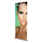 36" SilverStep Retractable Banner Stand (Black and Silver)