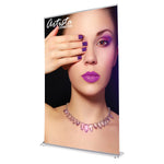 60" SilverStep Retractable Banner Stand (Silver)