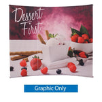 3 Piece L Banner Curved Indoor Stands - San Diego Sign Company