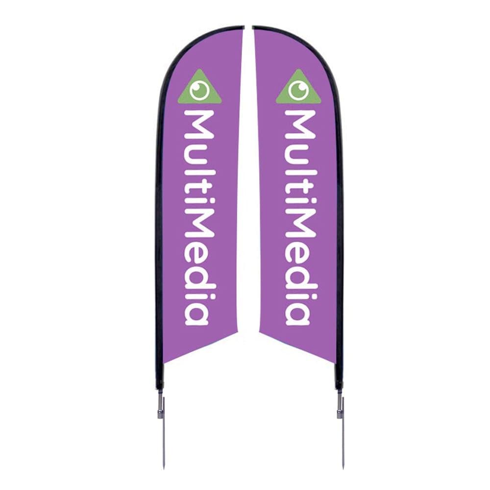 7ft. Falcon Custom Flag - San Diego Sign Company