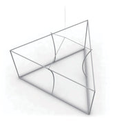 10ft. Triangle Hanging Banner - San Diego Sign Company