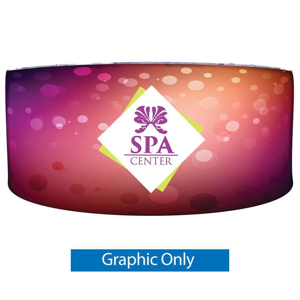 EZ Fabric Curved Counter - San Diego Sign Company