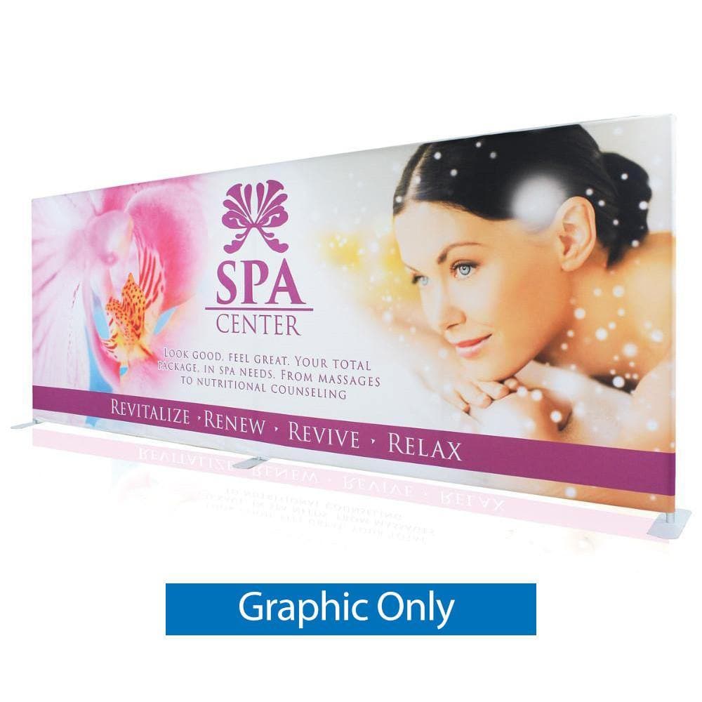 20 ft EZ Tube Straight Display - San Diego Sign Company