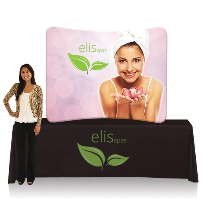 EZ Tube® Display Tabletop Curved - San Diego Sign Company