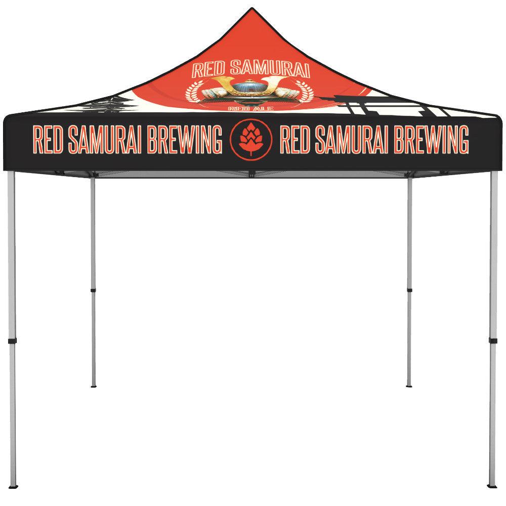 custom tent manufacturers Steel Canopy Tent 10 ft — Wraps Ink