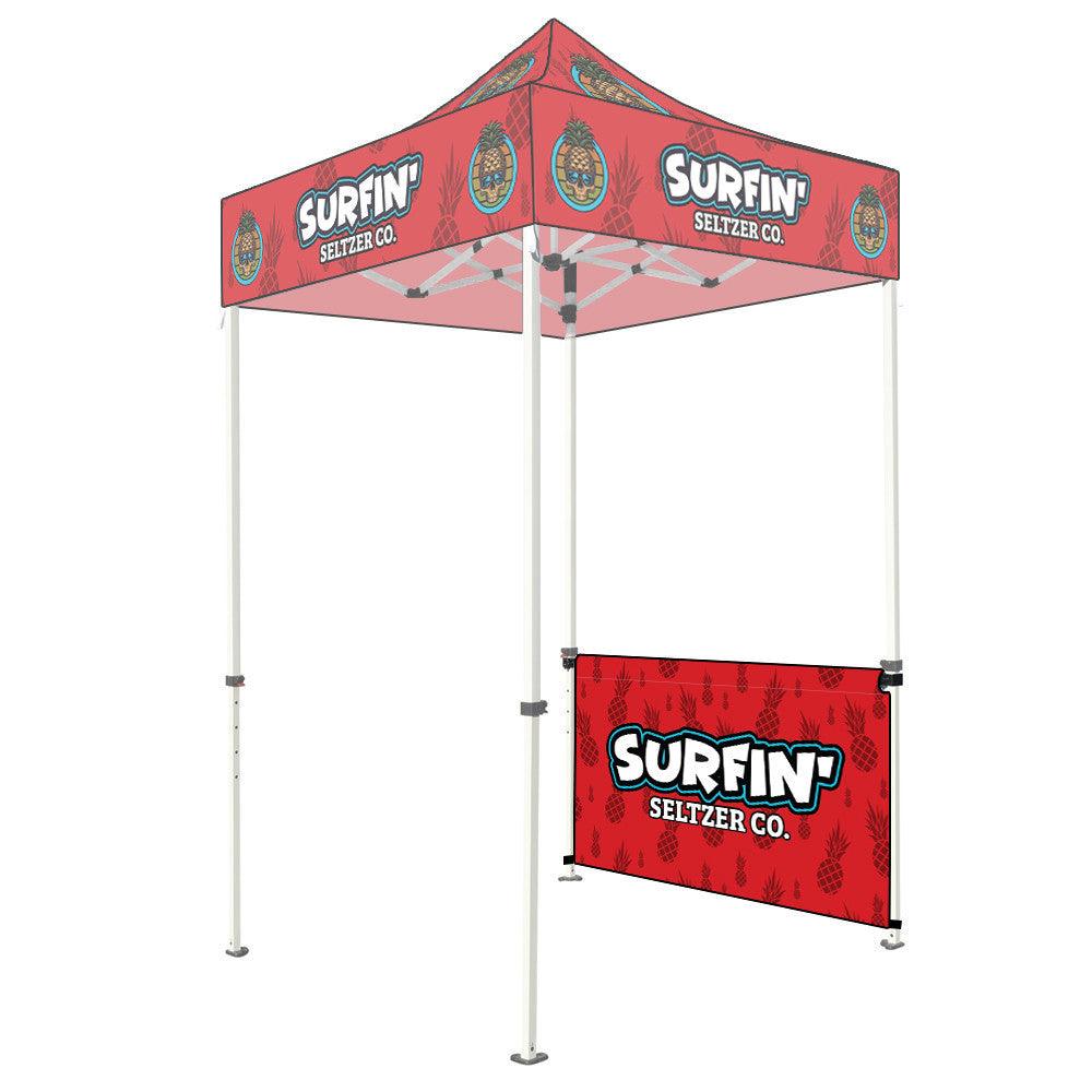 5 ft. Steel Tent Half Wall - San Diego Sign Company