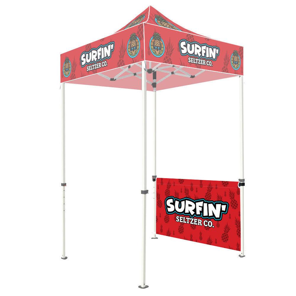 5 ft. Steel Tent Half Wall - San Diego Sign Company