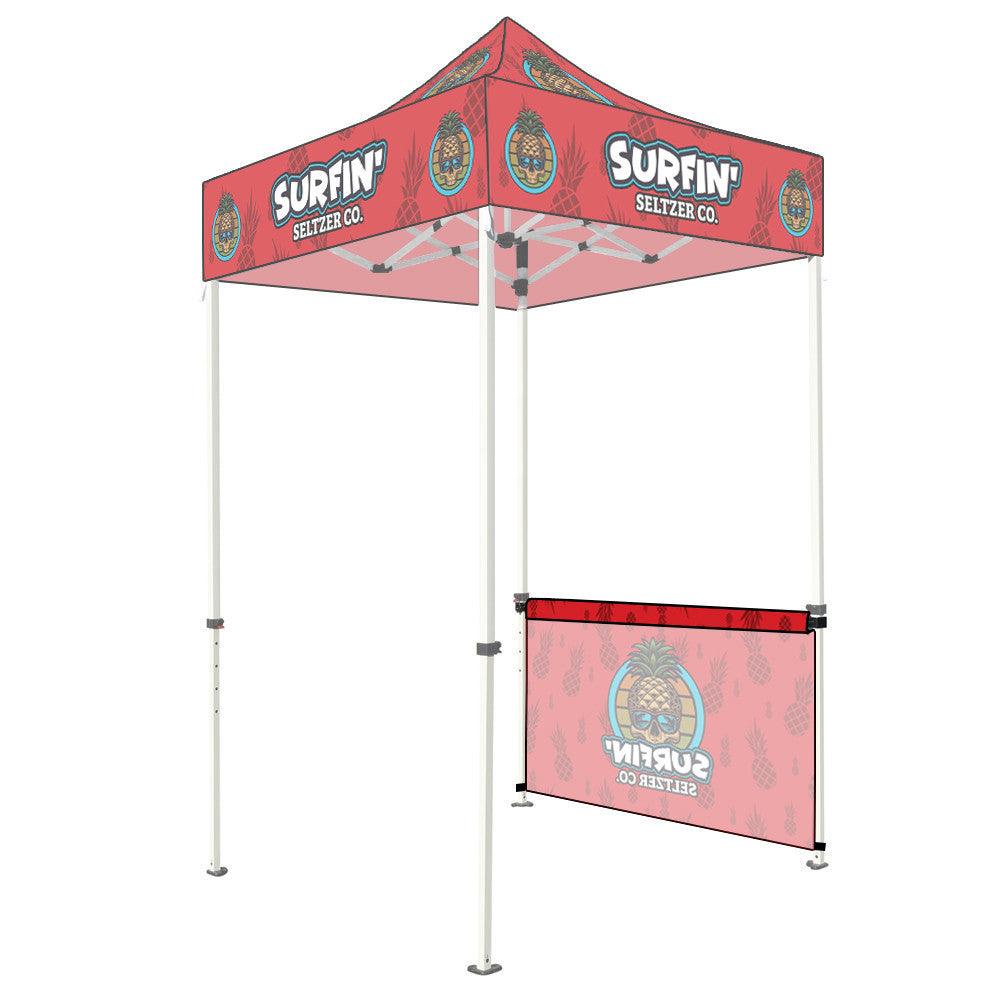 5 ft. Steel Tent Half Wall - San Diego Sign Company