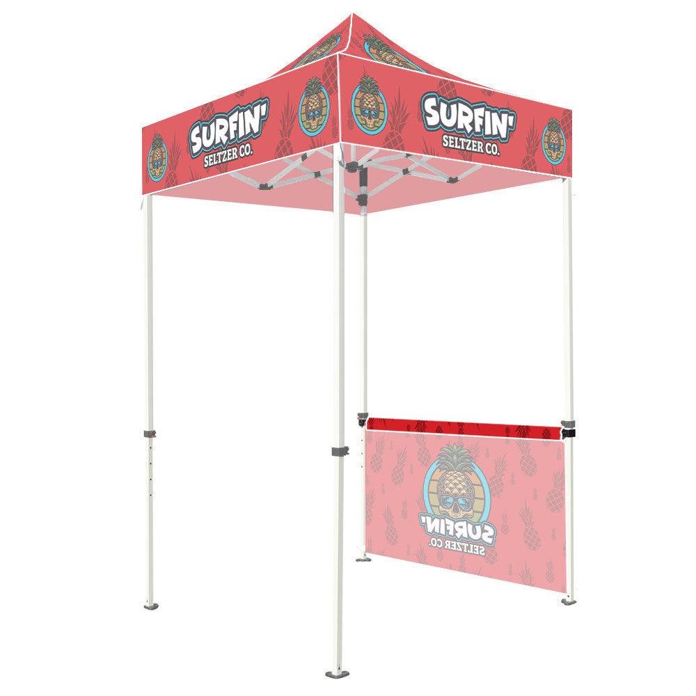 5 ft. Steel Tent Half Wall - San Diego Sign Company