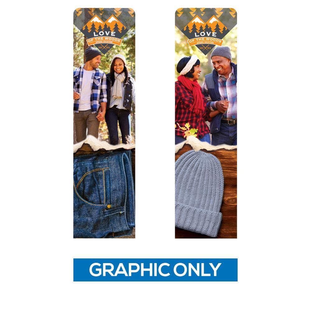 Tension Fabric Tube Display with Steel Base - San Diego Sign Company