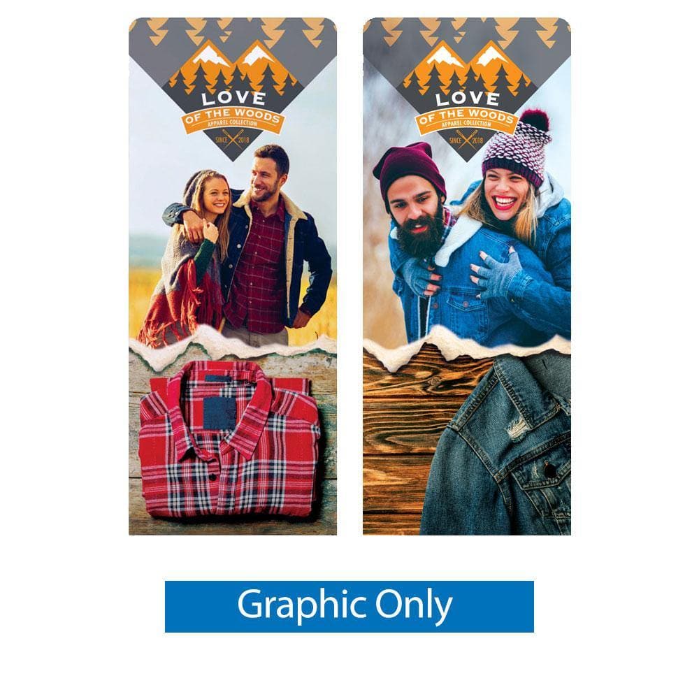 Tension Fabric Tube Display with Steel Base - San Diego Sign Company