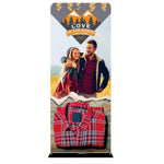 Tension Fabric Tube Display with Steel Base - San Diego Sign Company