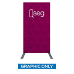 1.3 x 2.4 ft.  QSEG Quick Wall Display - San Diego Sign Company