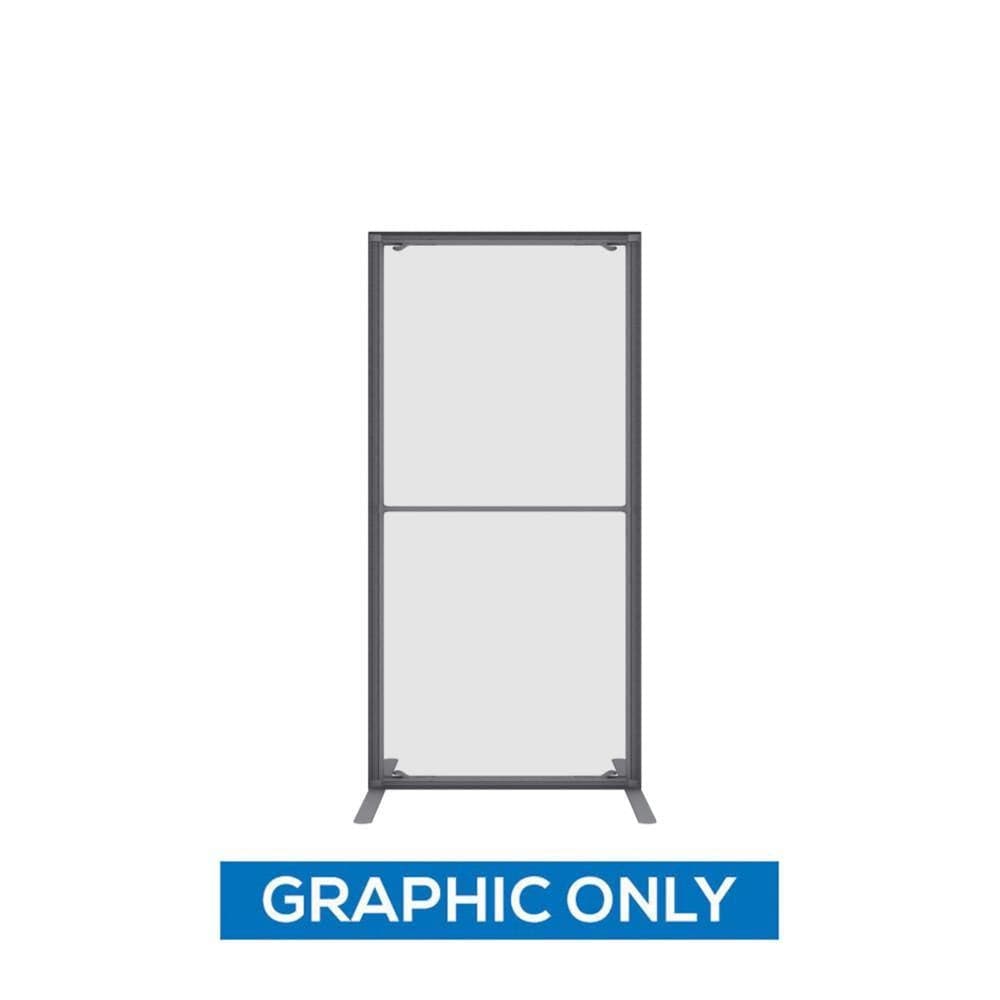 1.3 x 2.4 ft.  QSEG Quick Wall Display - San Diego Sign Company