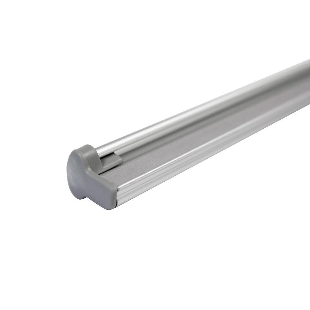 36 in. SilverStep® Retractable Banner Stand Silver Clamp Bar (Hardware Only) - San Diego Sign Company