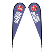 9ft. Sunbird Custom Flag - San Diego Sign Company