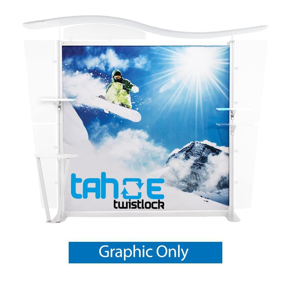10ft. Tahoe Twistlock Display X - San Diego Sign Company